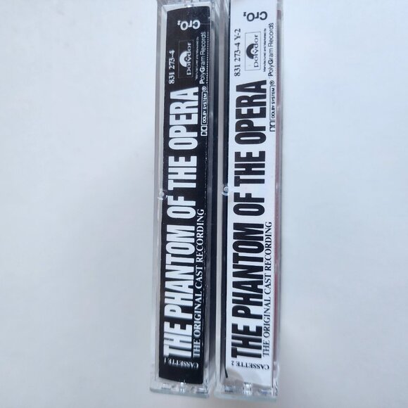 The Phantom of the Opera Original London Cast Recording Cassette Tapes Set - Picture 3 of 3